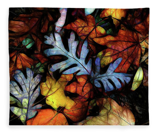 Mid October Leaves 1 - Blanket