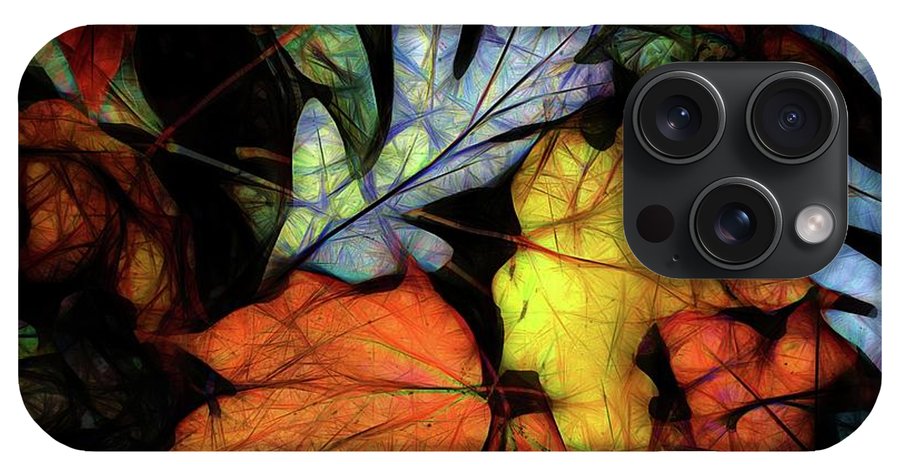 Mid October Leaves 2 - Phone Case