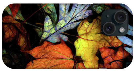 Mid October Leaves 2 - Phone Case