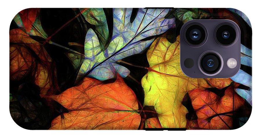 Mid October Leaves 2 - Phone Case