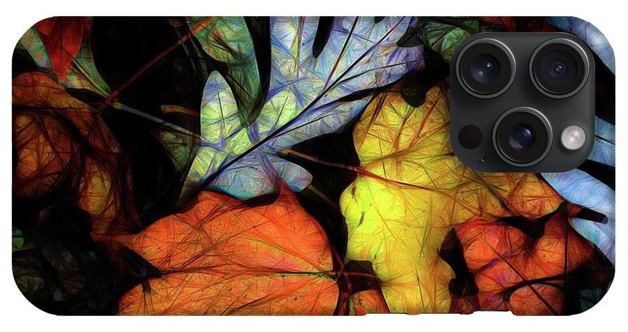 Mid October Leaves 2 - Phone Case