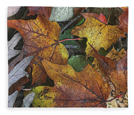 Mid October Leaves 3 - Blanket