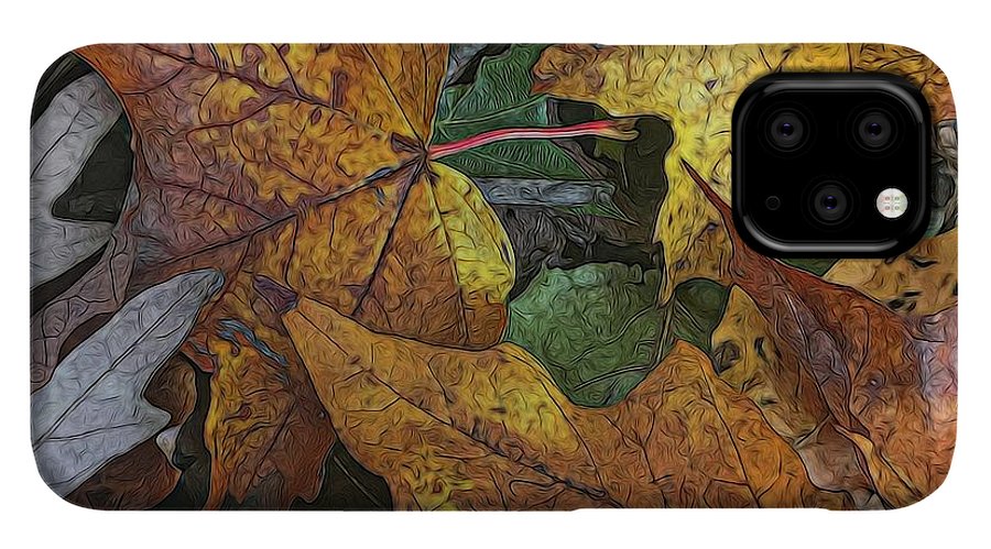 Mid October Leaves 3 - Phone Case