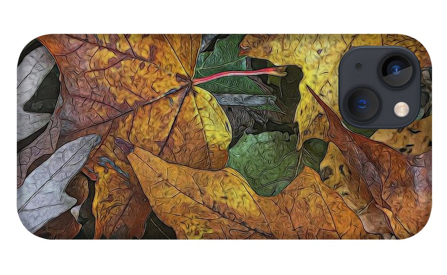 Mid October Leaves 3 - Phone Case