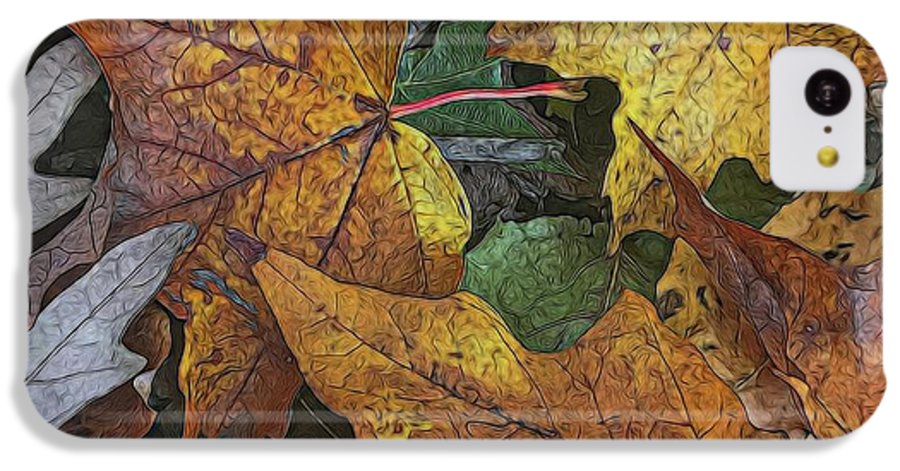 Mid October Leaves 3 - Phone Case