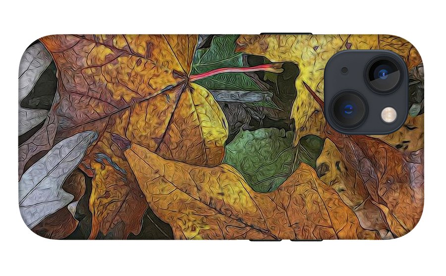 Mid October Leaves 3 - Phone Case