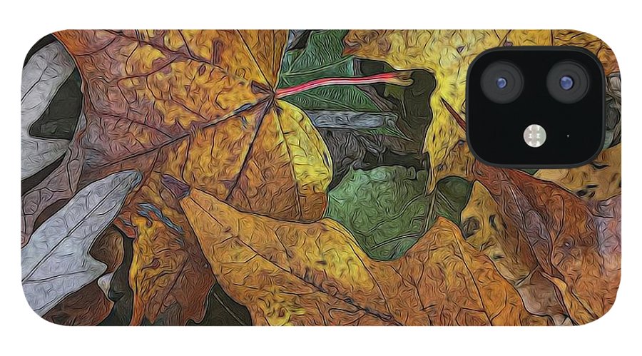 Mid October Leaves 3 - Phone Case