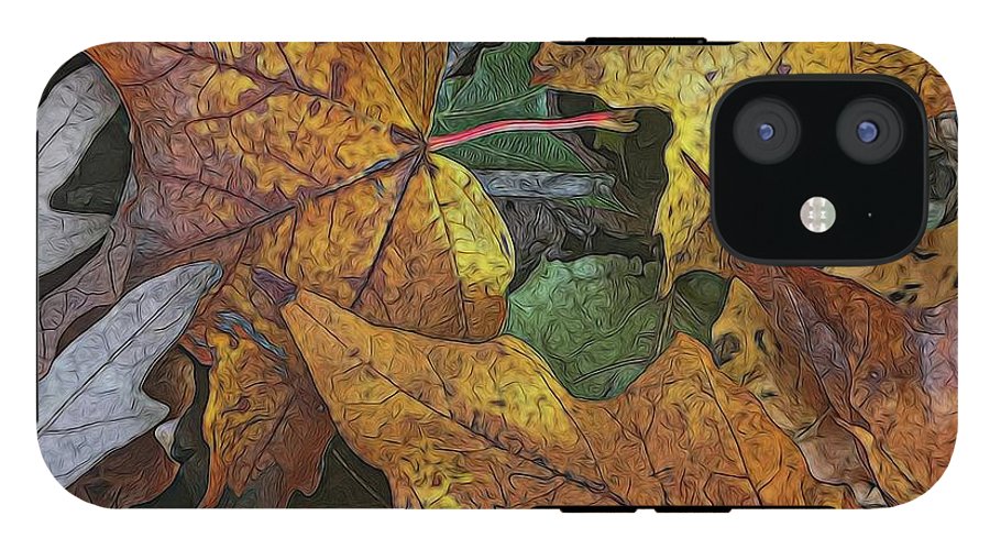 Mid October Leaves 3 - Phone Case