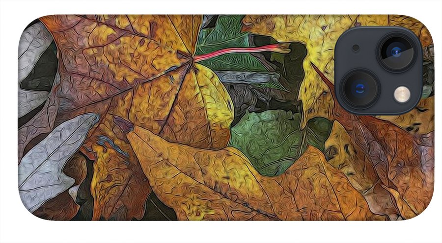 Mid October Leaves 3 - Phone Case