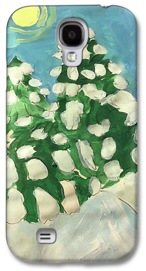 Midday Snowy Pines - Phone Case