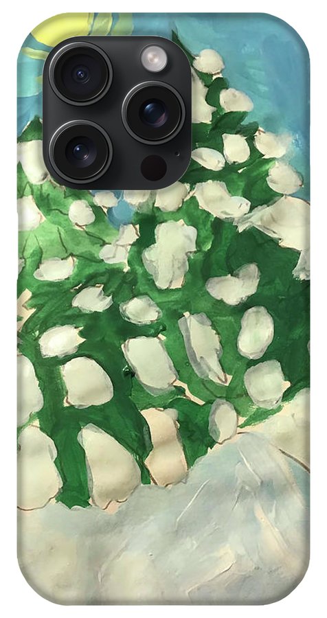 Midday Snowy Pines - Phone Case