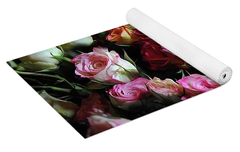 Mini Tea Roses - Yoga Mat