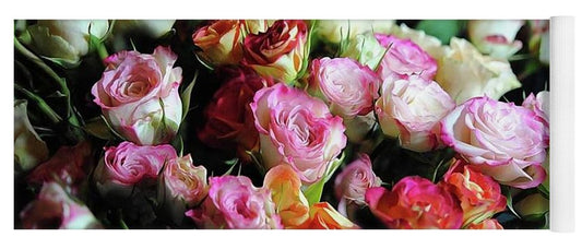 Mini Tea Roses - Yoga Mat