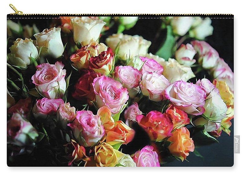 Mini Tea Roses - Carry-All Pouch