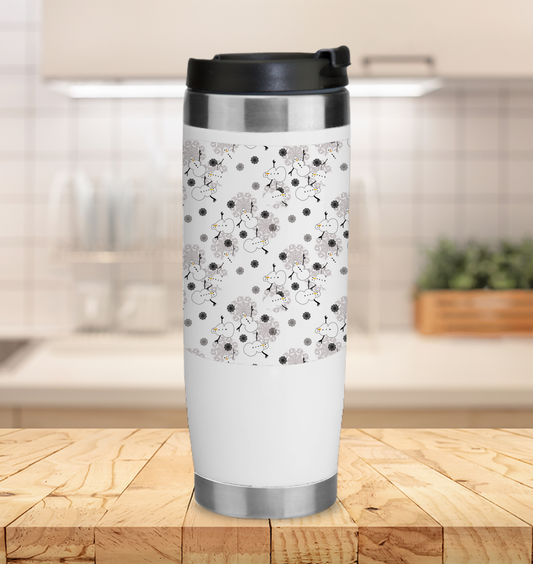 Snowman Pattern Insulated Tumbler
