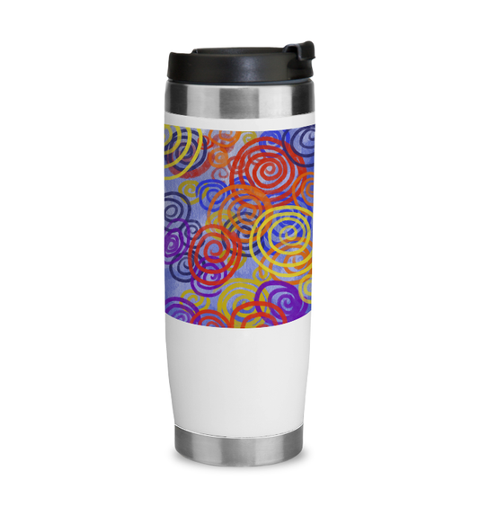 Colorful Spirals Insulated Tumbler