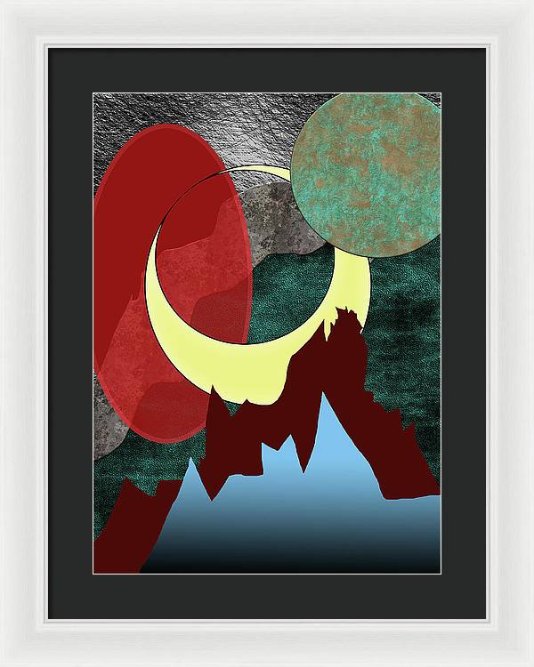 Moonscape - Framed Print
