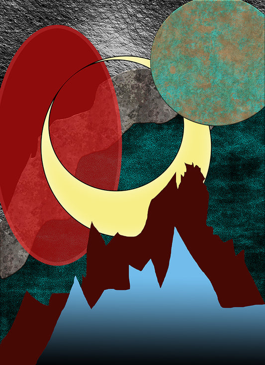 Moonscape Digital Image Download