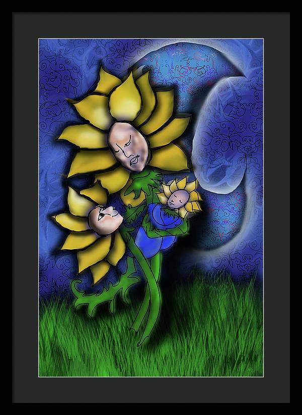 Mother Flower Moon - Framed Print
