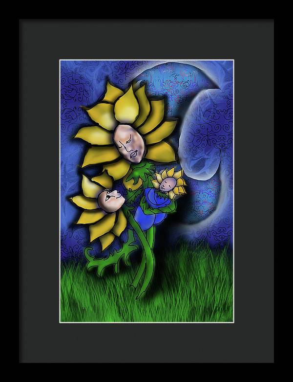 Mother Flower Moon - Framed Print