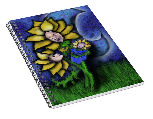 Mother Flower Moon - Spiral Notebook