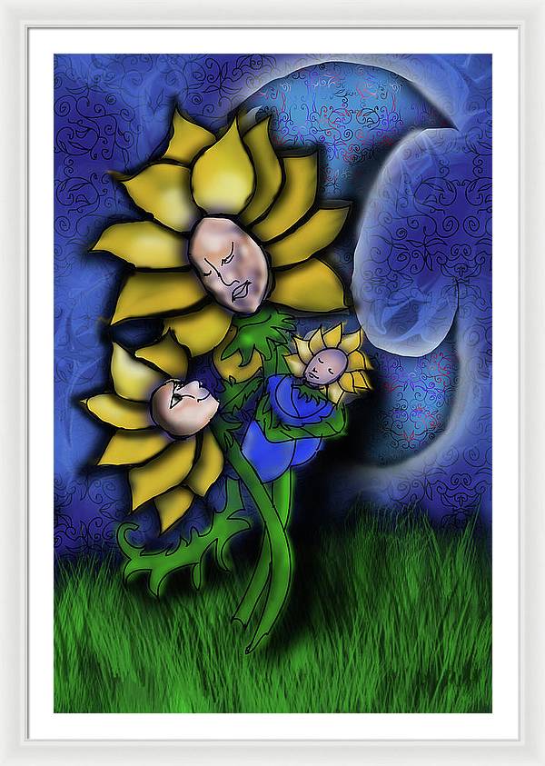 Mother Flower Moon - Framed Print