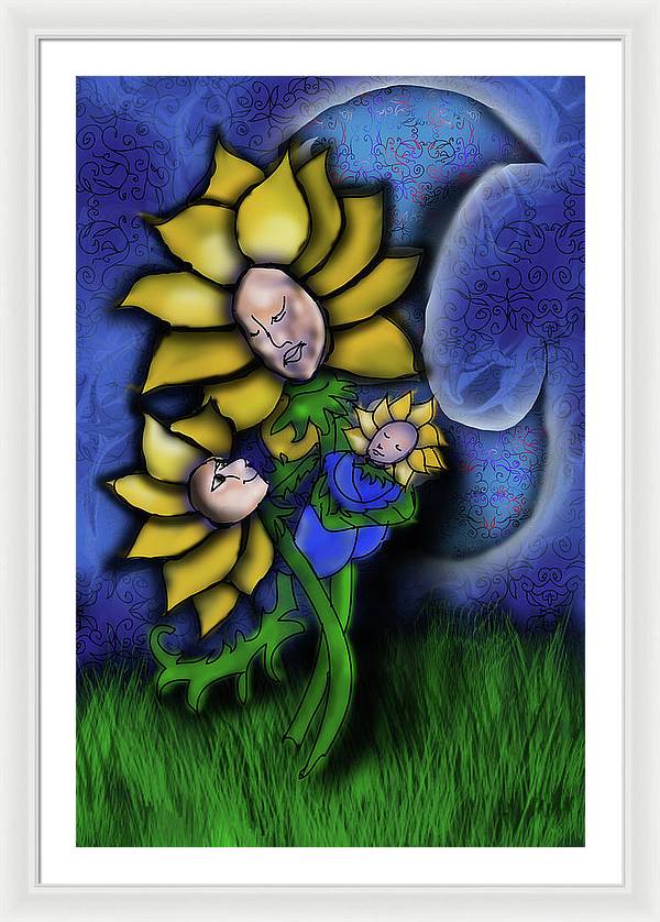 Mother Flower Moon - Framed Print