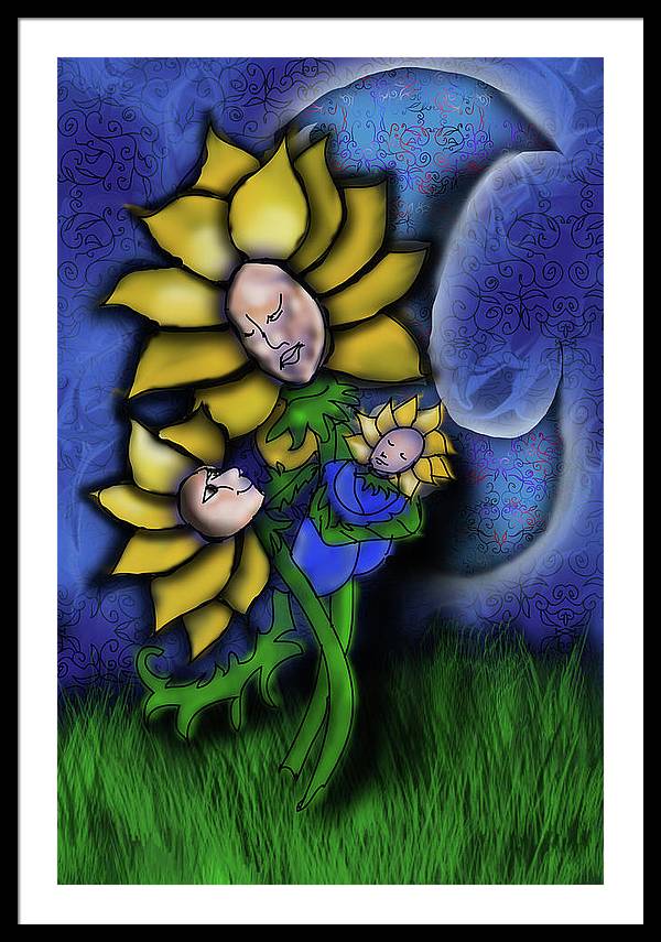 Mother Flower Moon - Framed Print