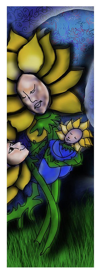 Mother Flower Moon - Yoga Mat