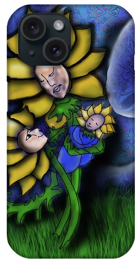Mother Flower Moon - Phone Case