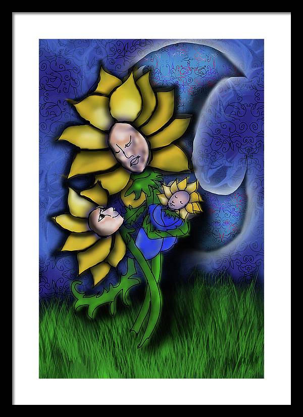 Mother Flower Moon - Framed Print