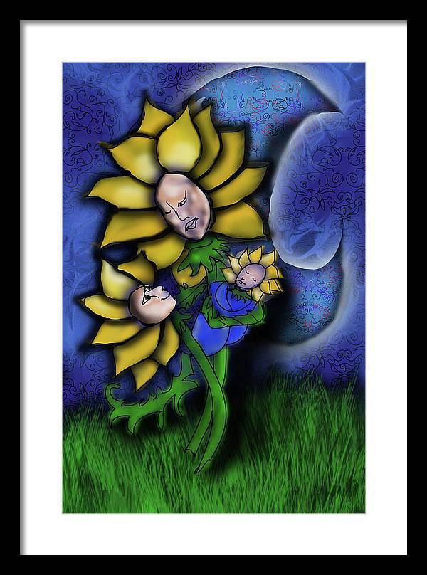 Mother Flower Moon - Framed Print