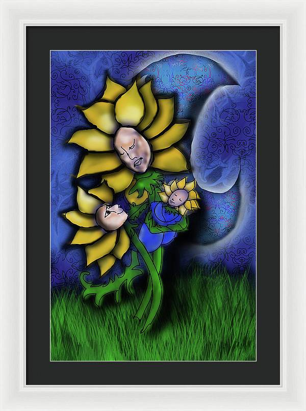 Mother Flower Moon - Framed Print