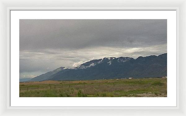 Mountain Field - Framed Print