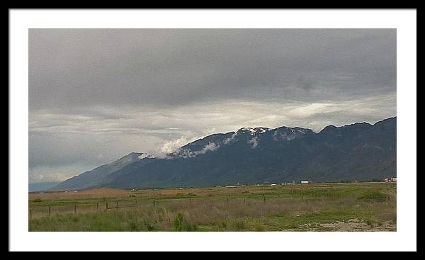Mountain Field - Framed Print