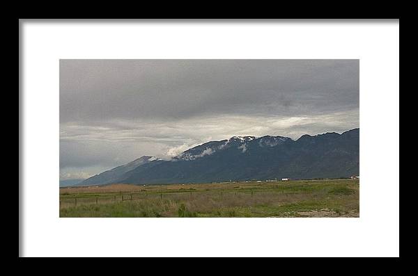 Mountain Field - Framed Print