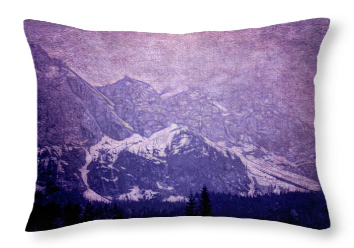 Mountains Distant - Throw Pillow