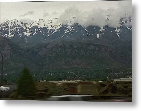 Mountains West Of Iowa - Metal Print