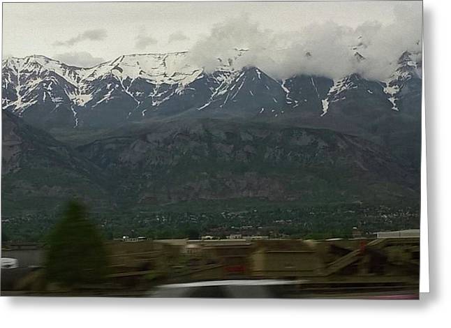 Mountains West Of Iowa - Greeting Card