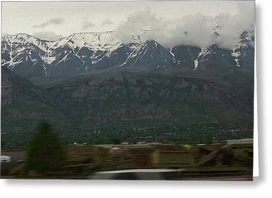 Mountains West Of Iowa - Greeting Card
