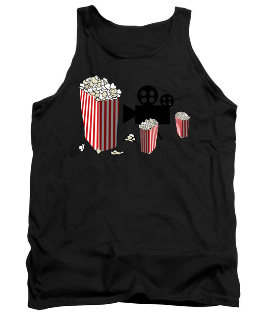 Movie Reels and Popcorn - Tank Top