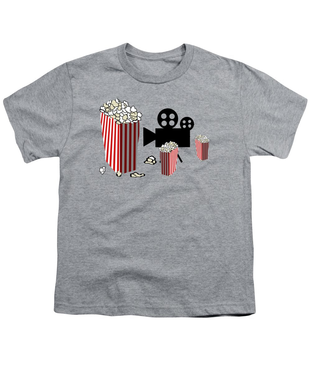 Movie Reels and Popcorn - Youth T-Shirt