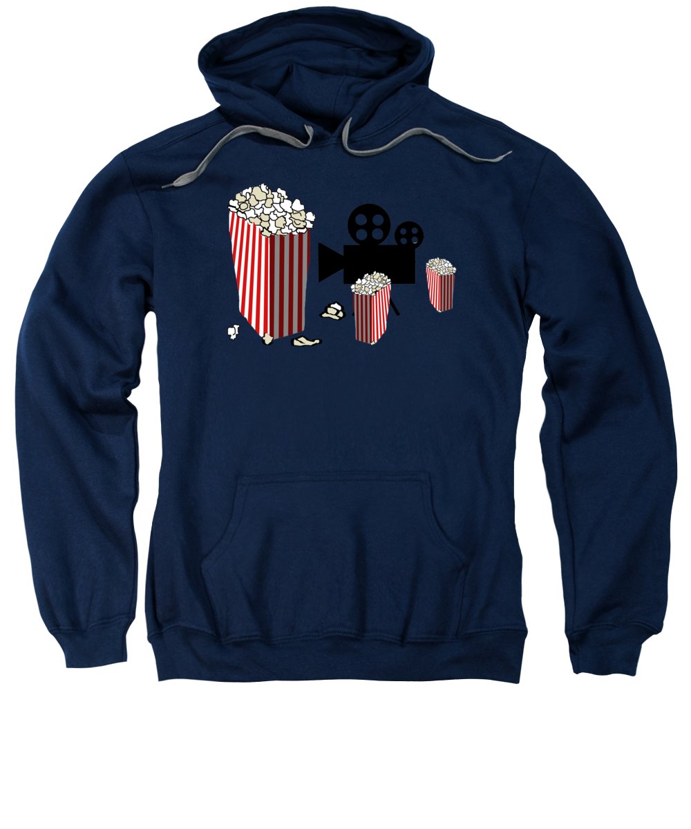 Movie Reels and Popcorn - Sweatshirt