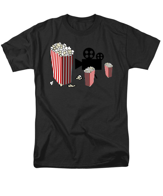 Movie Reels and Popcorn - Men's T-Shirt  (Regular Fit)