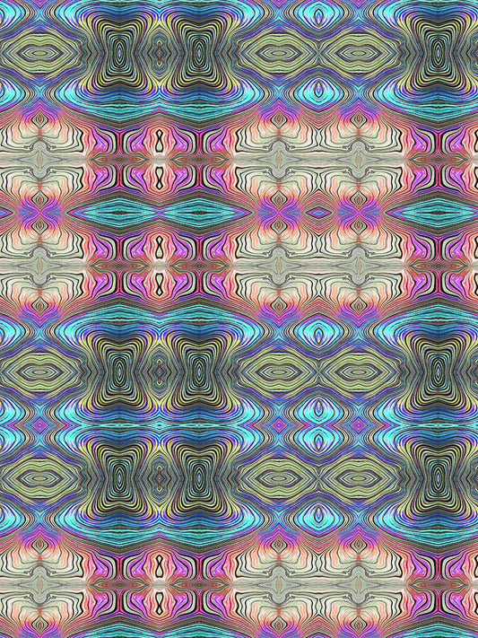 Mystic Blue With pink Digital Image Download