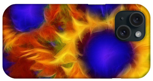 Neon Sunflowers - Phone Case