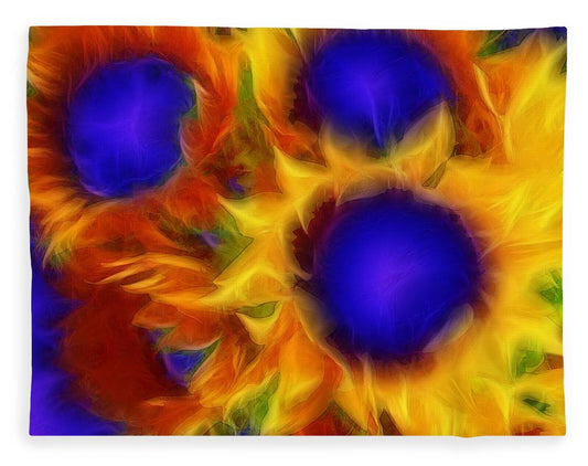 Neon Sunflowers - Blanket