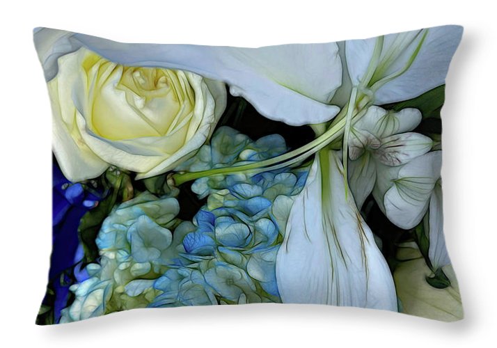 November Flowers 1 - Throw Pillow
