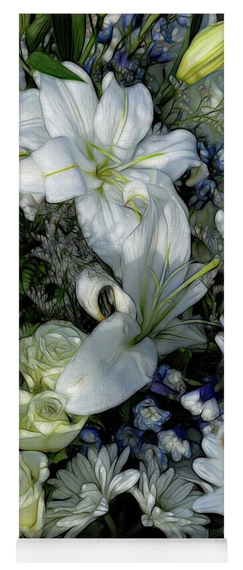 November Flowers 2 - Yoga Mat