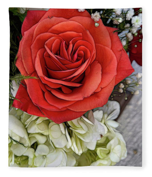 November Flowers 3 - Blanket